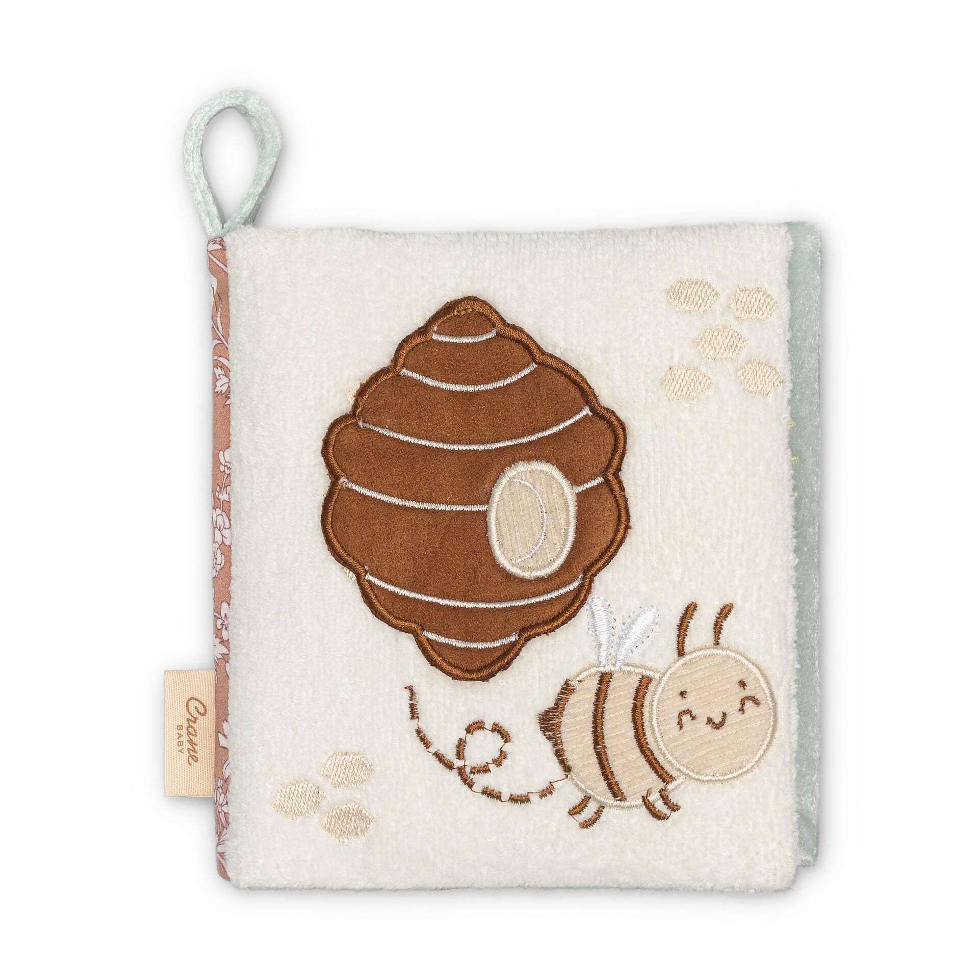 Crane Baby Violet Soft Activity Book- Bambi Baby