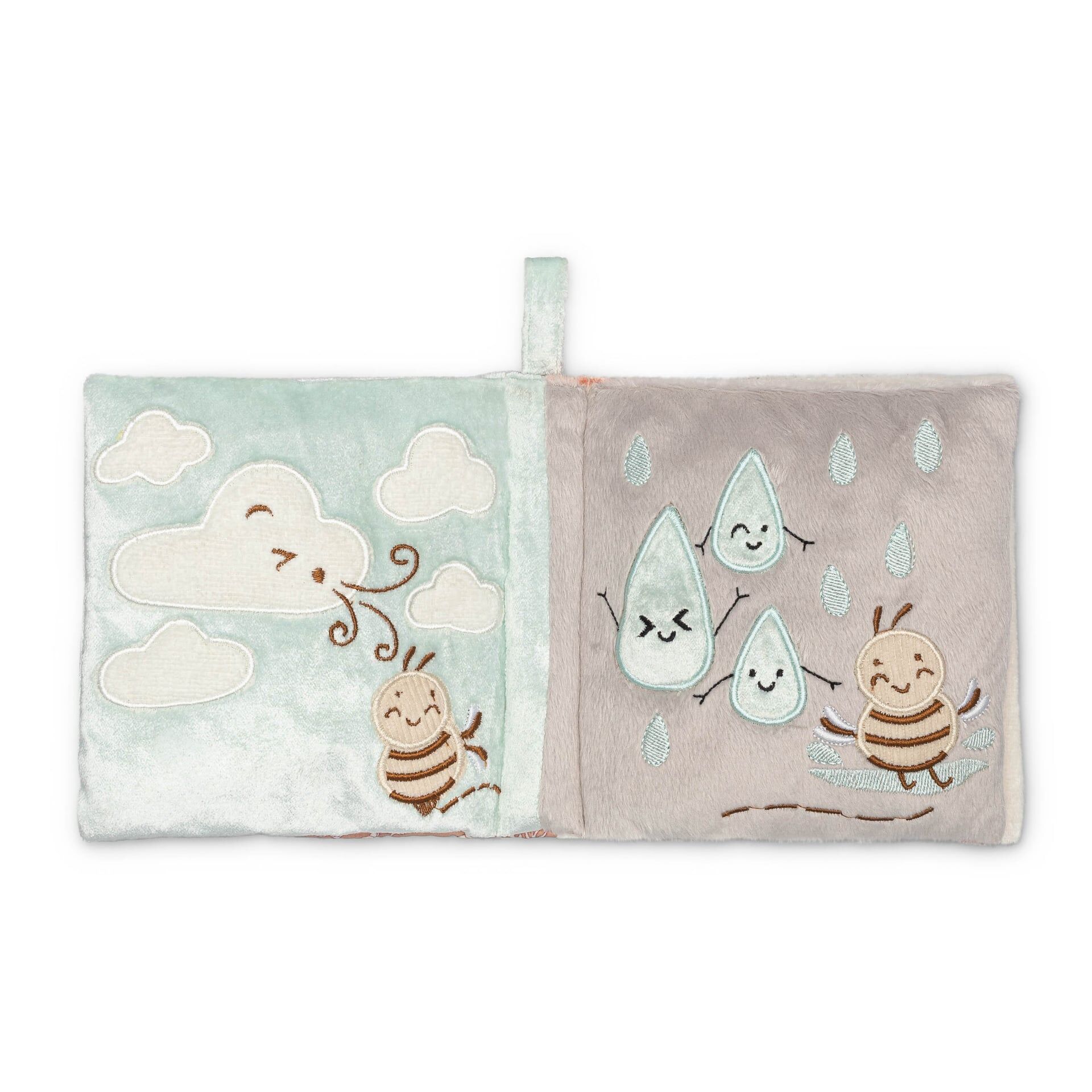 Crane Baby Violet Soft Activity Book- Bambi Baby