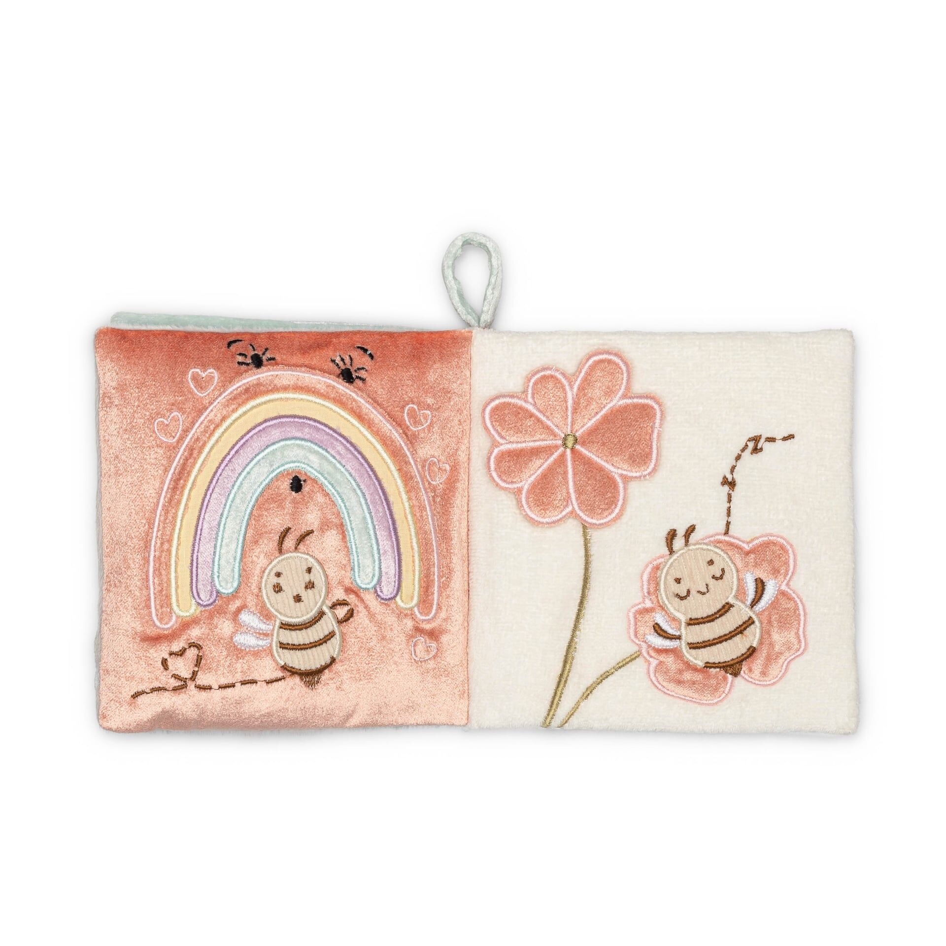 Crane Baby Violet Soft Activity Book- Bambi Baby