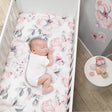 Lambs & Ivy Botanical Baby - Signature Sheet - White Floral - Bambi Baby