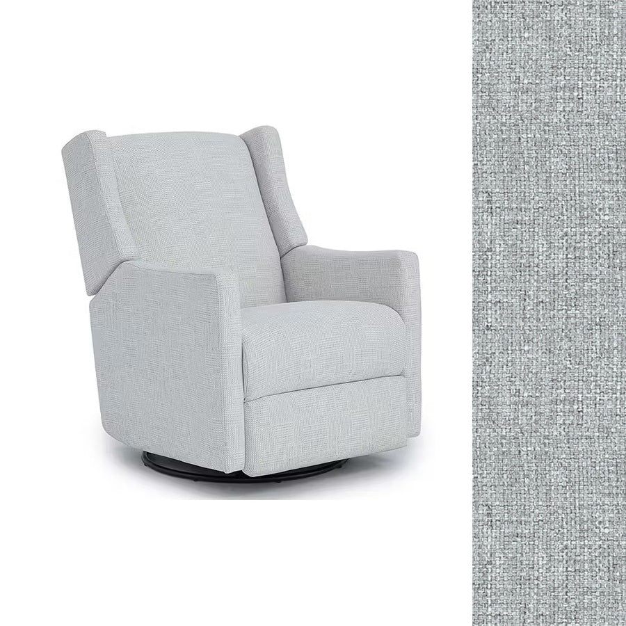 Storytime by Best Chairs Lillian Swivel Glider Recliner- Bambi Baby
