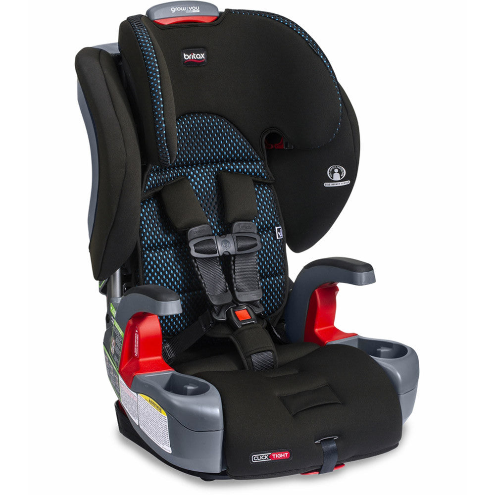Silla elevadora para coche Britax Grow With You ClickTight en Cool Flow Teal - Bambi Baby