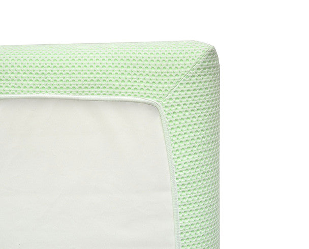 Lullaby Earth Breeze Crib Mattress Cover in Green- Bambi Baby