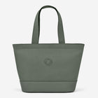 Forest Green Canvas Bugaboo Changing Bag Diaper Tote - Front View | Bambi Baby