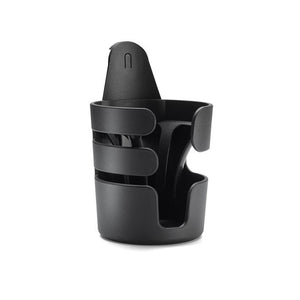Black Plastic Bugaboo Cup Holder - Side View | Bambi Baby