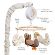 Lambs & Ivy Signature Bunny Hop Musical Baby Crib Mobile Soother Toy - Bambi Baby