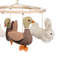 Lambs & Ivy Signature Bunny Hop Musical Baby Crib Mobile Soother Toy - Bambi Baby