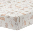 Lambs & Ivy Signature Bunny Hop Organic Cotton Muslin Baby Fitted Crib Sheet - Bambi Baby