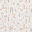 Lambs & Ivy Signature Bunny Hop Organic Cotton Muslin Baby Fitted Crib Sheet - Bambi Baby