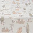 Lambs & Ivy Signature Bunny Hop Organic Cotton Muslin Baby Fitted Crib Sheet - Bambi Baby