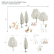 Lambs & Ivy Signature Bunny Hop Woodland Trees/Duck Wall Decals/Stickers - Bambi Baby