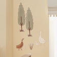 Lambs & Ivy Signature Bunny Hop Woodland Trees/Duck Wall Decals/Stickers - Bambi Baby