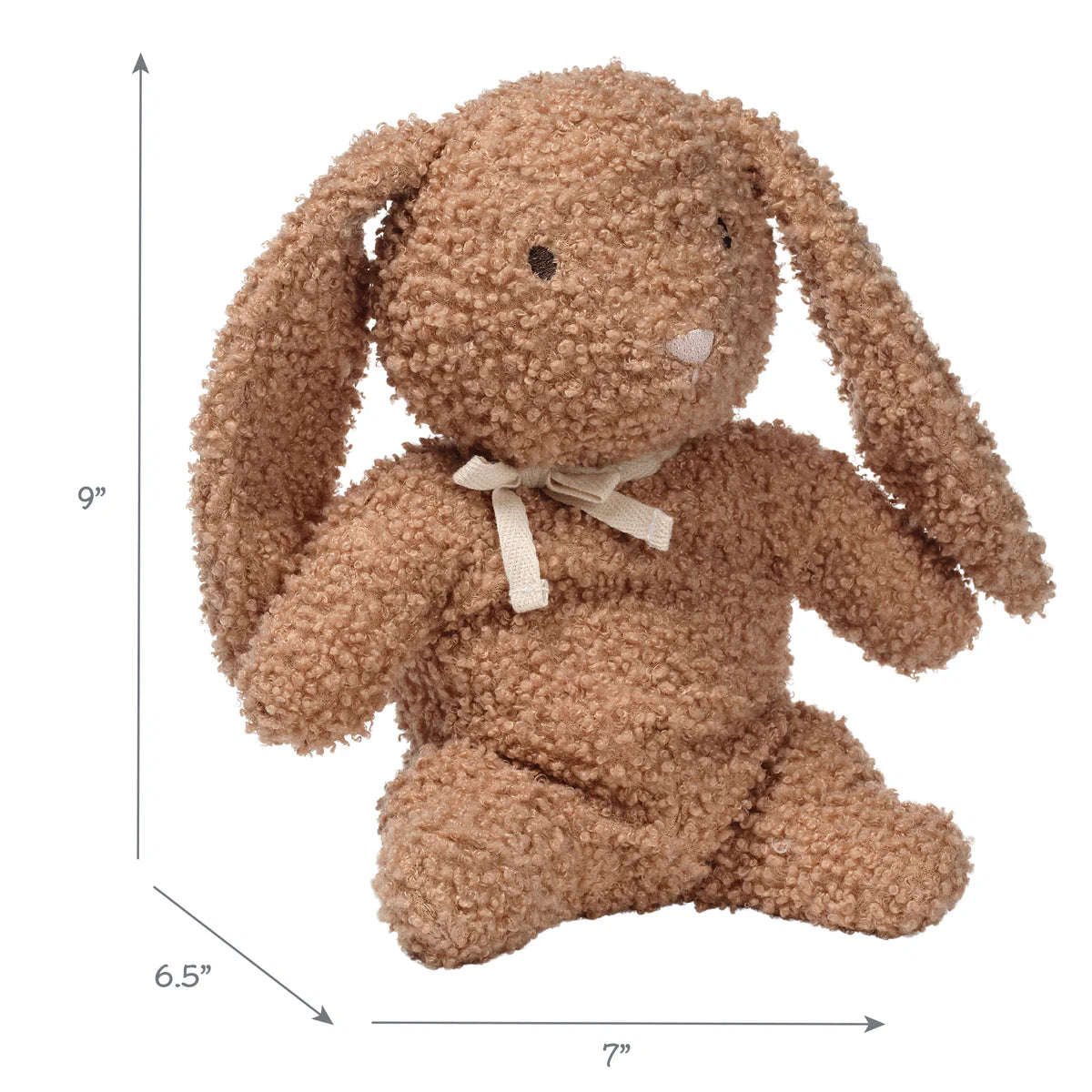 Lambs & Ivy Signature Bunny Hop Plush Rabbit Stuffed Animal Toy - Honey- Bambi Baby