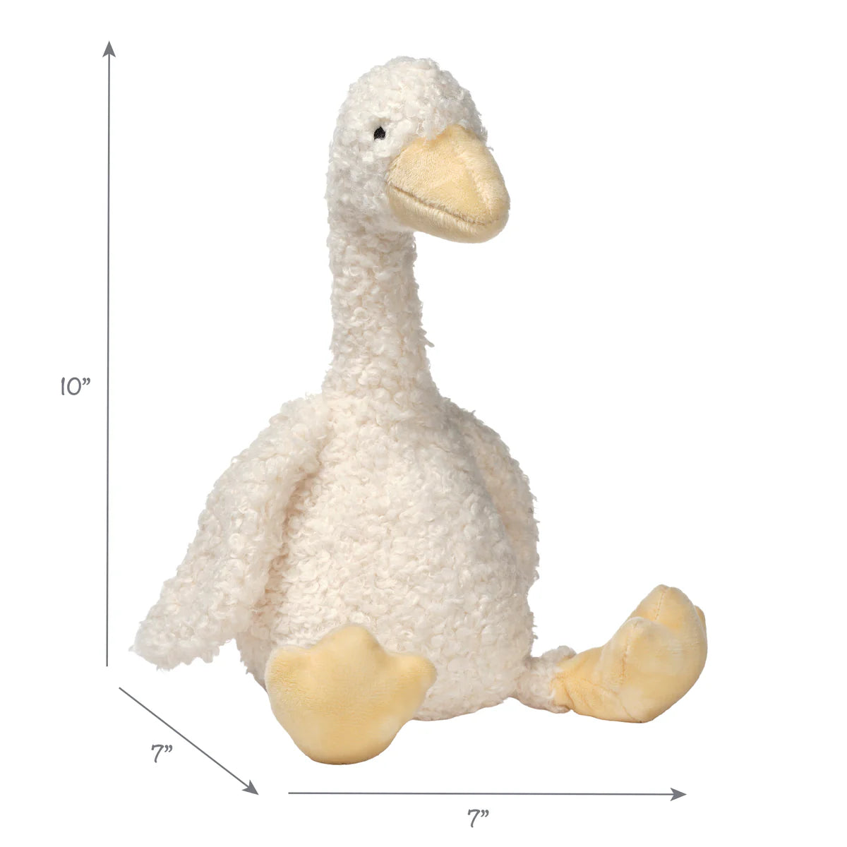 Lambs & Ivy Signature Bunny Hop Plush Goose Stuffed Animal Toy - Lucy- Bambi Baby