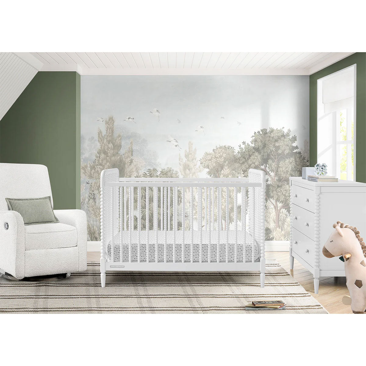 Delta Children Saint 4-In-1 Convertible Crib- Bambi Baby