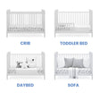Delta Children Saint 4-In-1 Convertible Crib - Bambi Baby