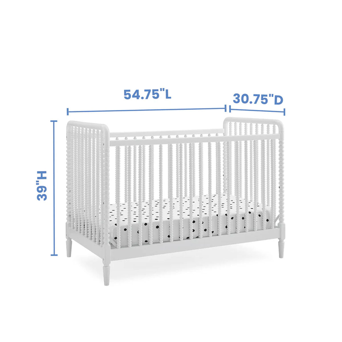 Delta Children Saint 4-In-1 Convertible Crib- Bambi Baby