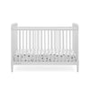 Bianca White Delta Children Saint 4-in-1 Convertible Crib - Front View | Bambi Baby