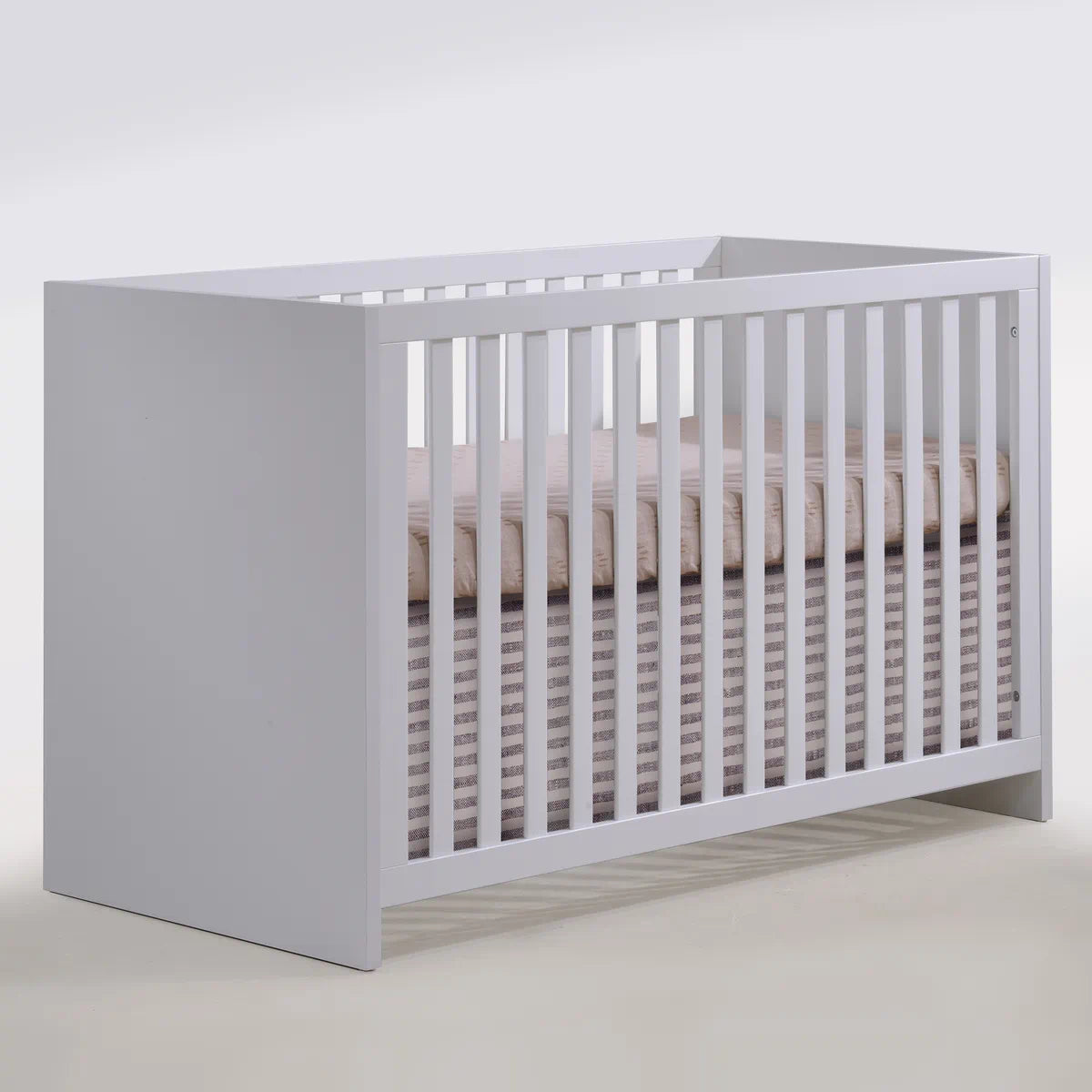 Tulip by Natart Contempo Island Crib - White- Bambi Baby