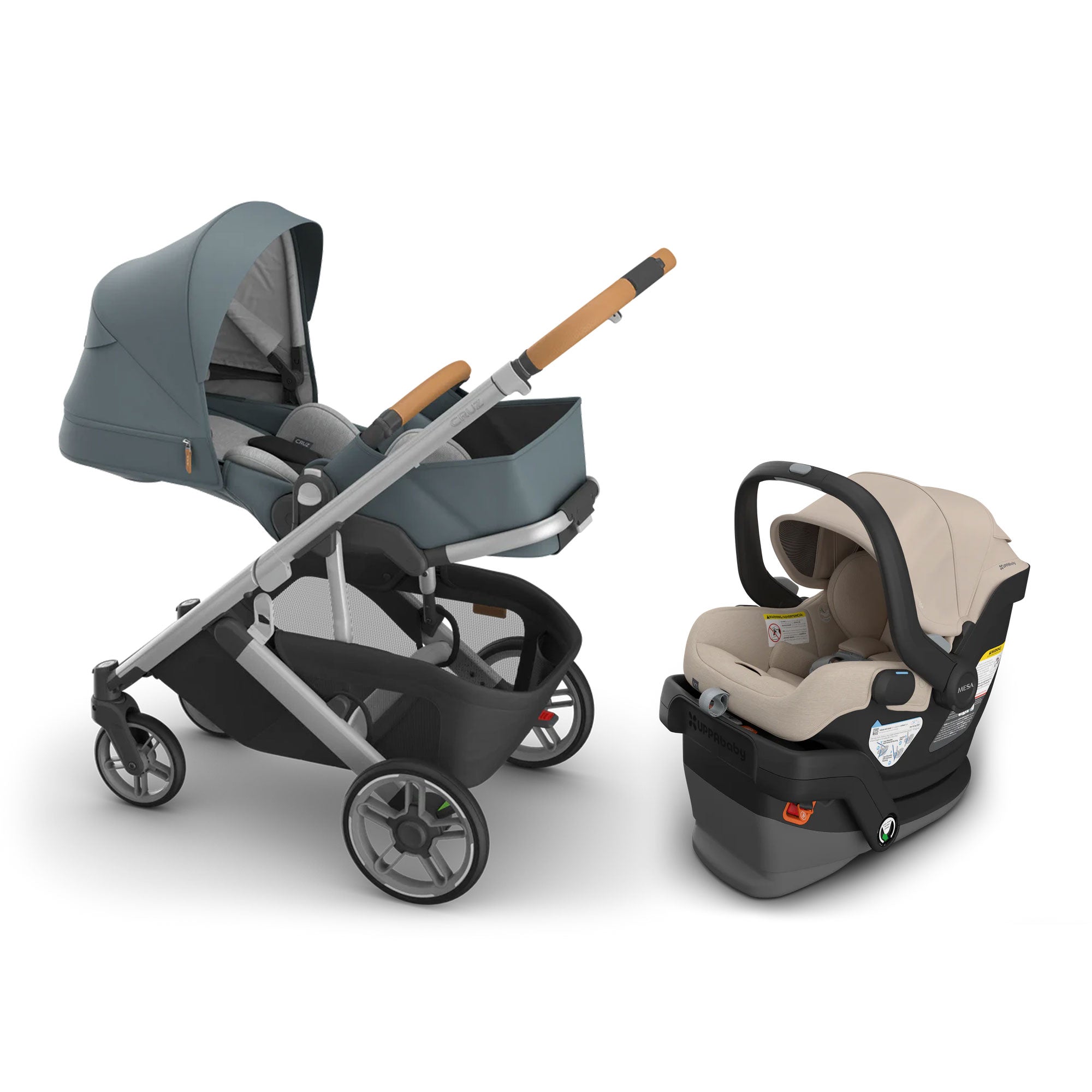 UPPAbaby Cruz V3 + Mesa V3 Travel System- Bambi Baby