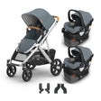 Sistema de viaje doble UPPAbaby Vista V3 + MESA V3 - Bambi Baby