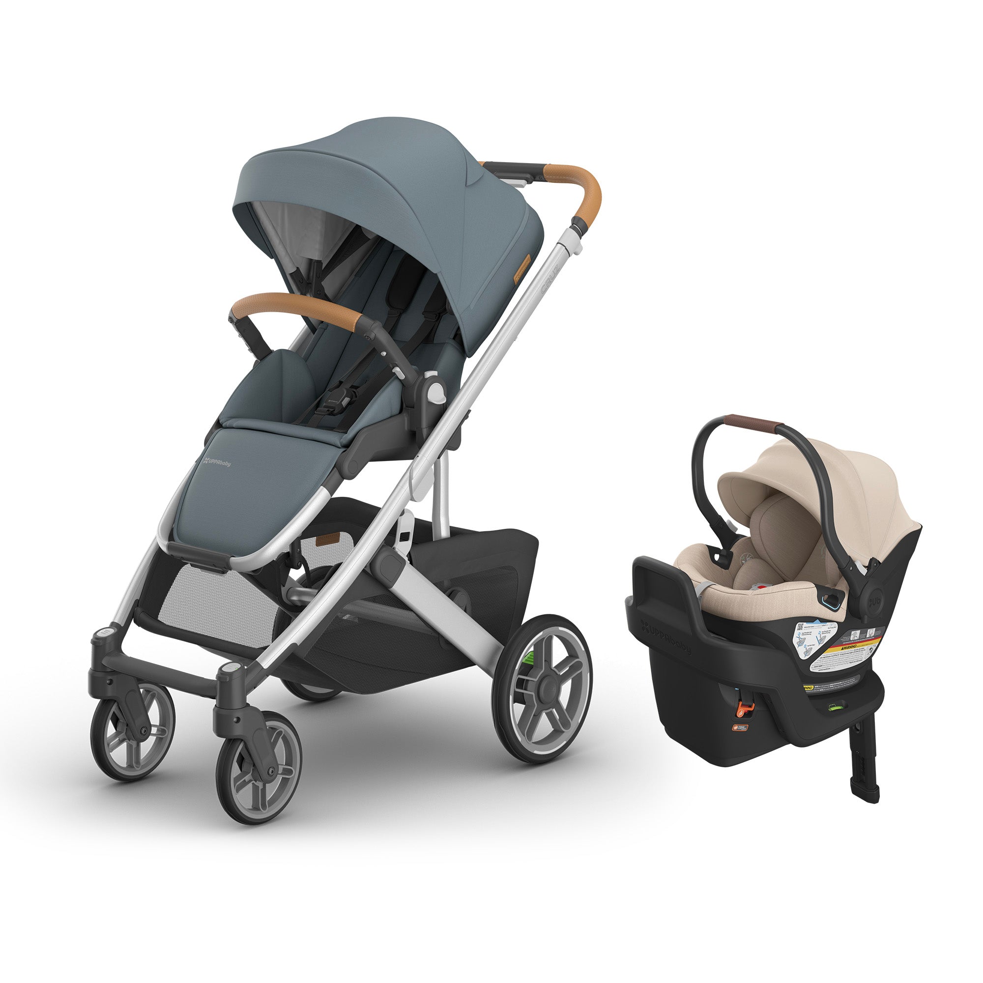 UPPAbaby Cruz V3 + Aria Travel System- Bambi Baby
