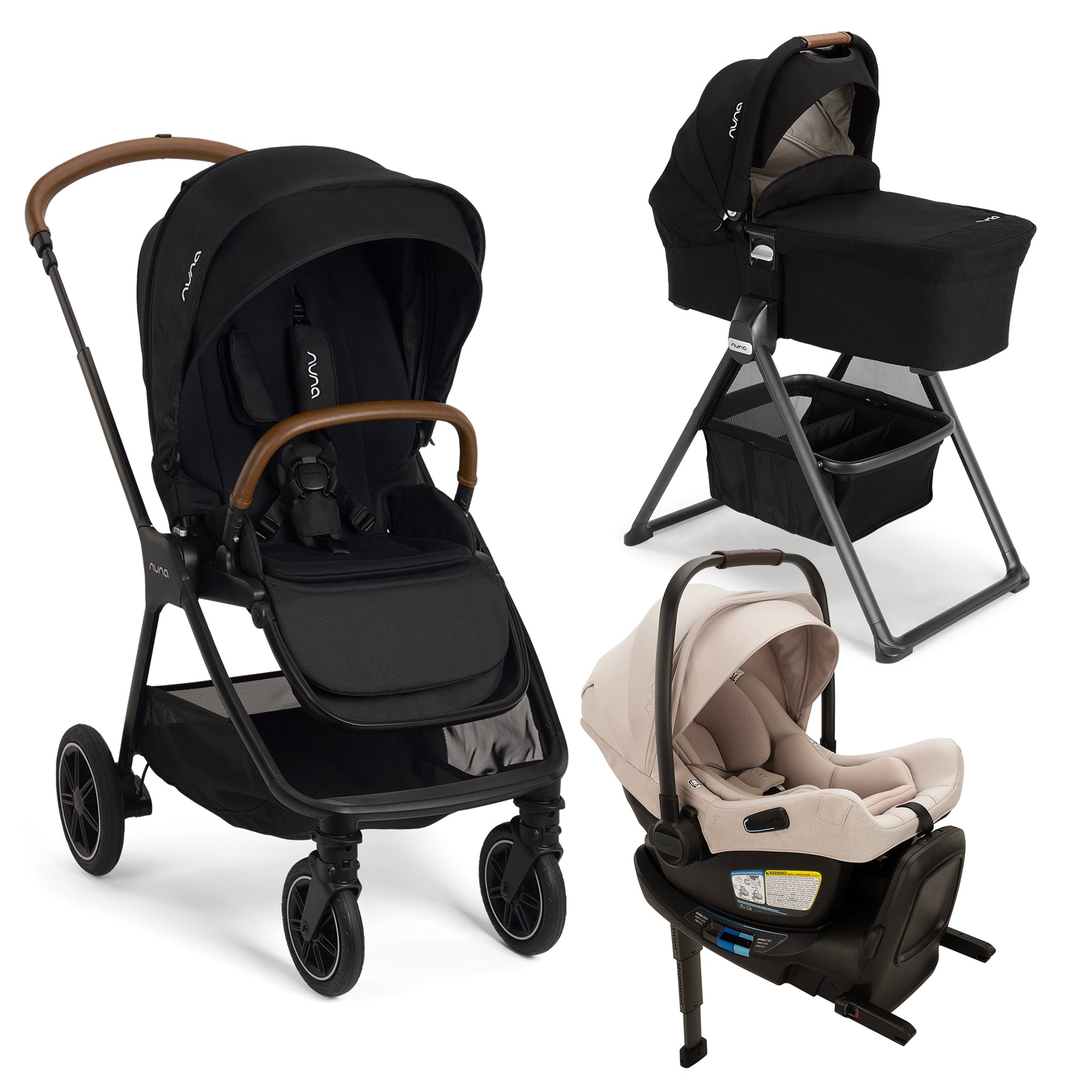 Nuna TRIV Next Stroller + PIPA Aire RX Infant Car Seat Travel System