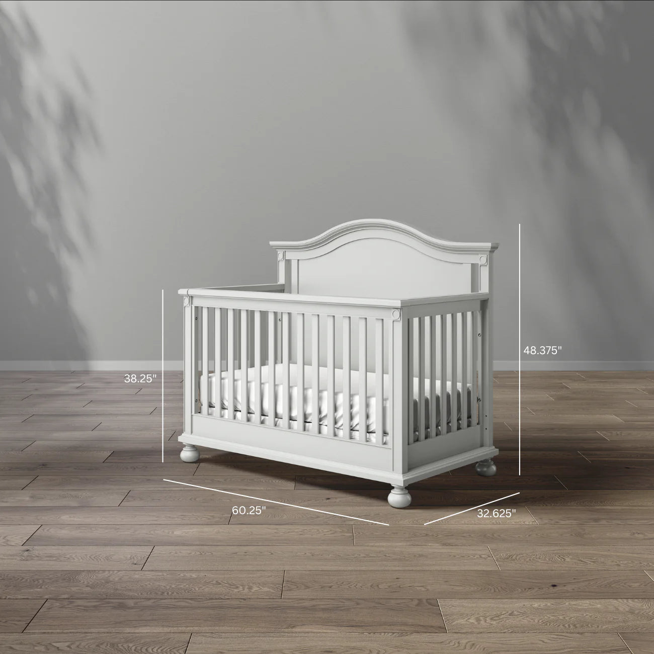 Romina Dakota Convertible Crib- Bambi Baby