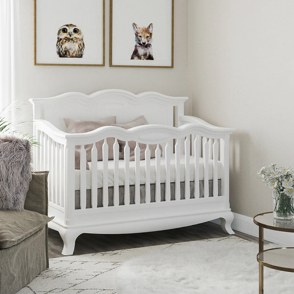 Romina Cleopatra Convertible crib w/ Solid Panel- Bambi Baby