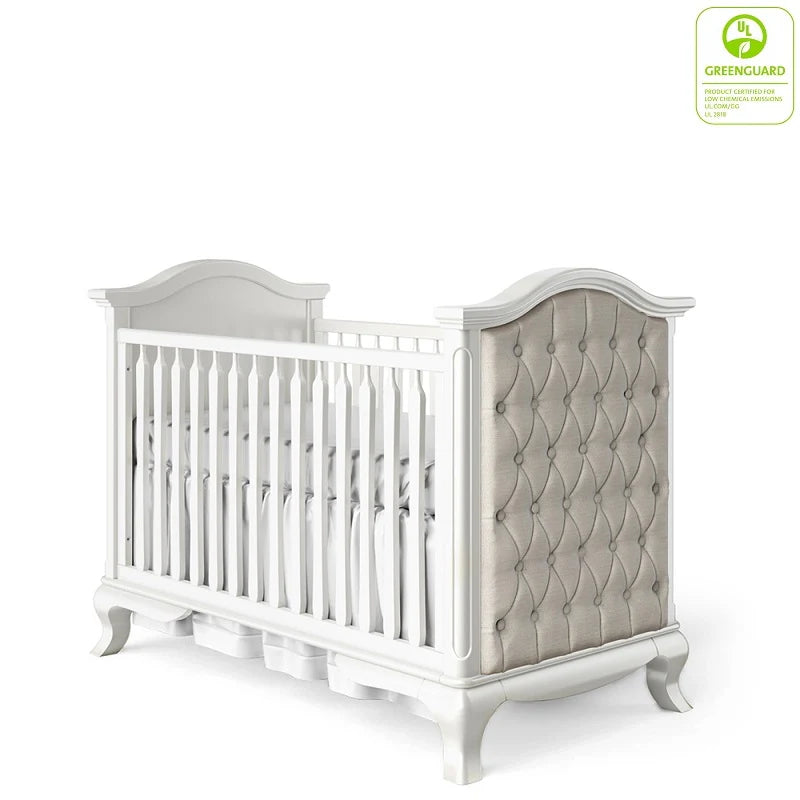 Romina Cleopatra Classic Crib w/ Tufted Sides- Bambi Baby