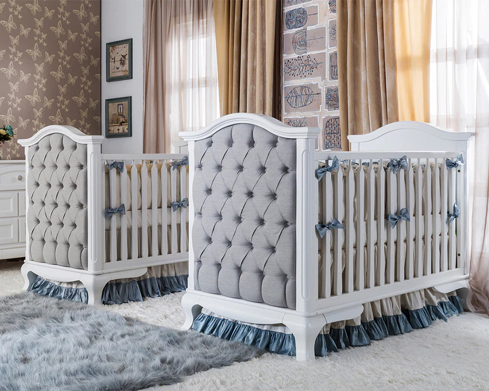 Romina Cleopatra Classic Crib w/ Tufted Sides- Bambi Baby