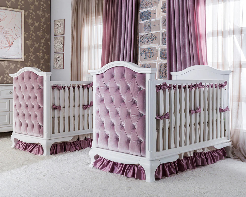 Romina Cleopatra Classic Crib w/ Tufted Sides- Bambi Baby