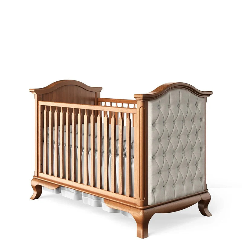 Romina Cleopatra Classic Crib w/ Tufted Sides- Bambi Baby