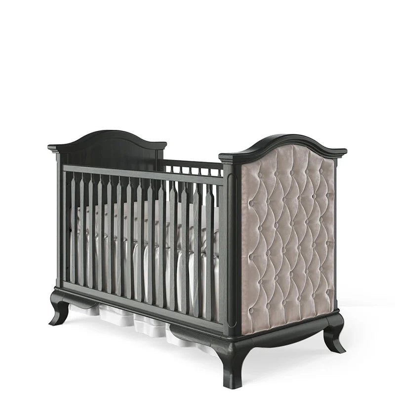 Romina Cleopatra Classic Crib w/ Tufted Sides- Bambi Baby