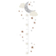 Lambs & Ivy Goodnight Moon Celestial Moon & Stars Toddler Growth Chart Wall Decal - Bambi Baby