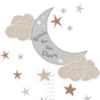 Lambs & Ivy Goodnight Moon Celestial Moon & Stars Toddler Growth Chart Wall Decal - Bambi Baby