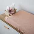 Crane Baby Violet Daisy Tuck Quilted Changing Pad Cover - Bambi Baby