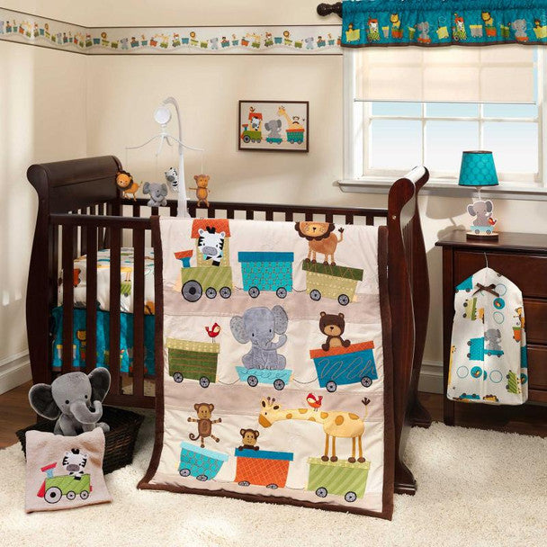 Bedtime Originals Choo Choo Collection 3-Piece Bedding Set- Bambi Baby