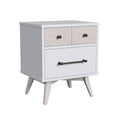 Westwood Rowan 2 Drawer Nightstand in Ash Linen