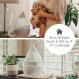 Crane Baby 4-in-1 Top Fill Humidifier with Sound Machine & Night Light - Bambi Baby