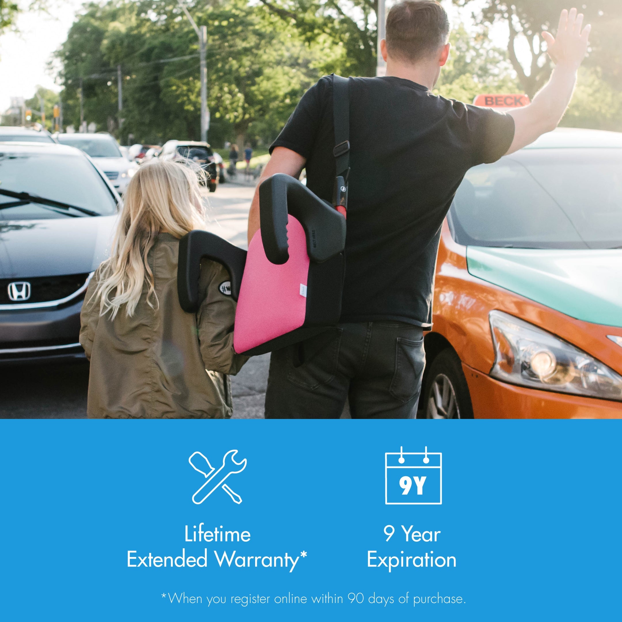 Clek Olli Latching Backless Booster- Bambi Baby