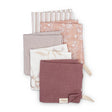 Crane Baby Violet 5-Piece Cotton Baby Washcloth Set - Bambi Baby