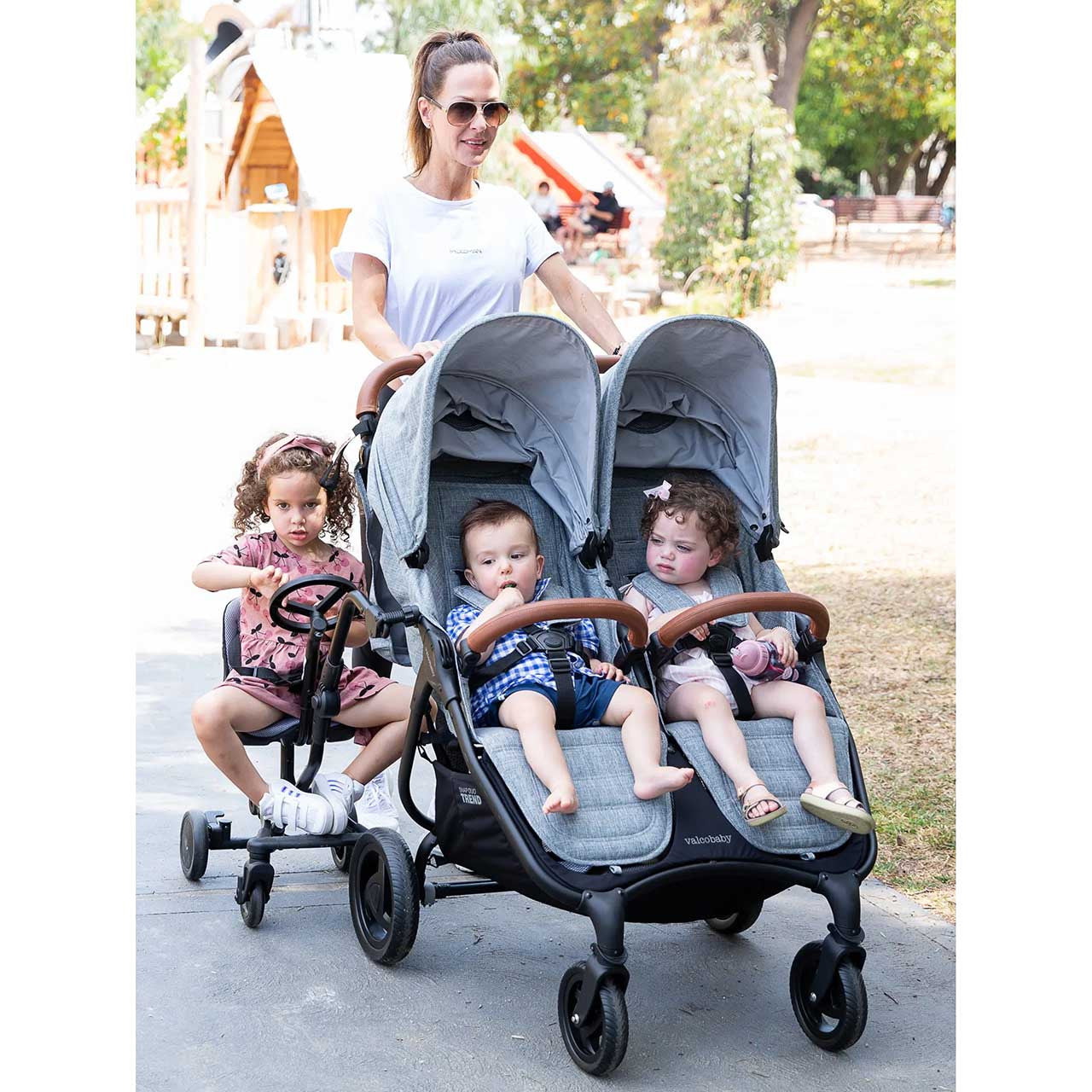 Valco Co Rider Extra Stroller Clamp Ride Ons in Black- Bambi Baby