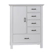 Fawn Baby Yosemite Door Chest Chifferobe in Vintage White