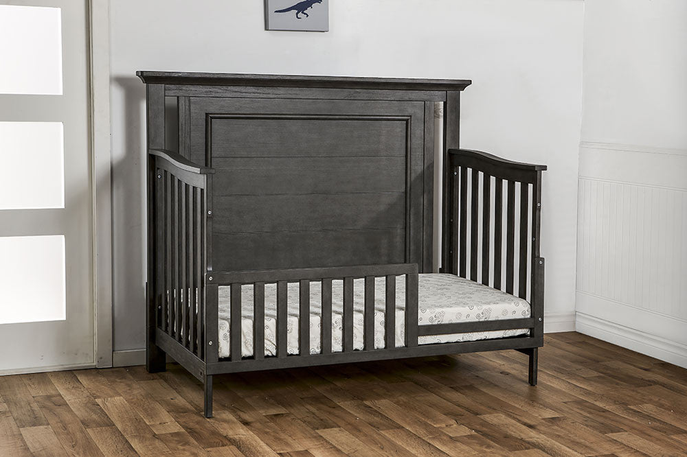 Pali Como Flat Top Crib in Distressed Granite- Bambi Baby