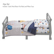 Bedtime Originals Construction Zone 4-Piece  Gray/Navy/White Toddler Bedding Set - Bambi Baby