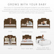 Bellini Lucca 6-in-1 Convertible Crib - Bambi Baby