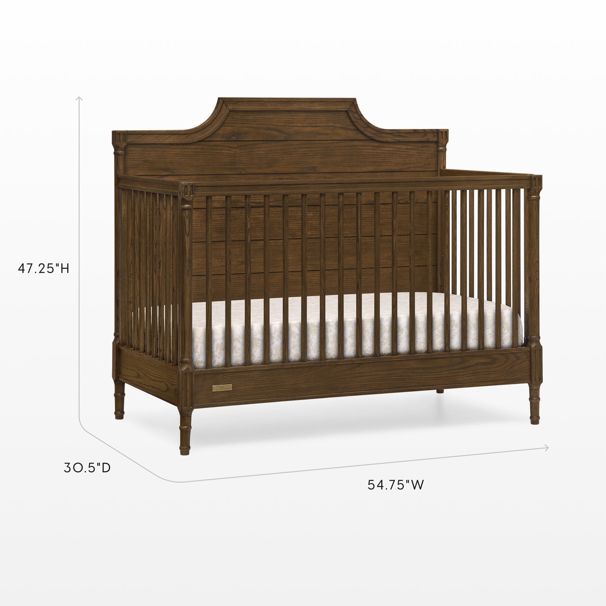 Bellini Lucca 6-in-1 Convertible Crib- Bambi Baby