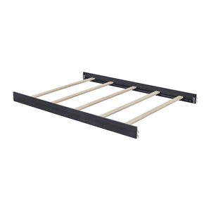Midnight Slate Wood Full Bed Conversion Rails - Side View | Bambi Baby