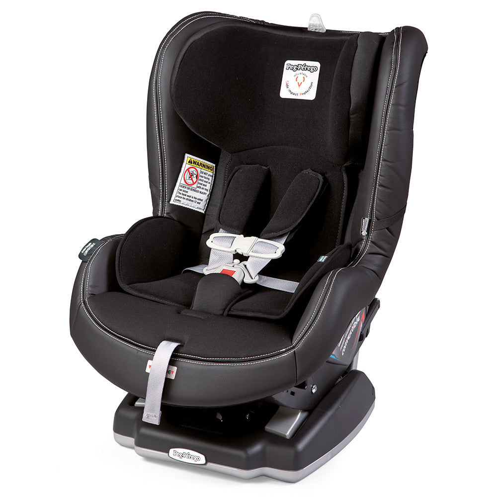 Peg Perego Primo Viaggio Convertible Car Seat in Licorice - Black Leather- Bambi Baby